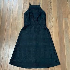 NWT Ralph Lauren black lace strappy dress size 2